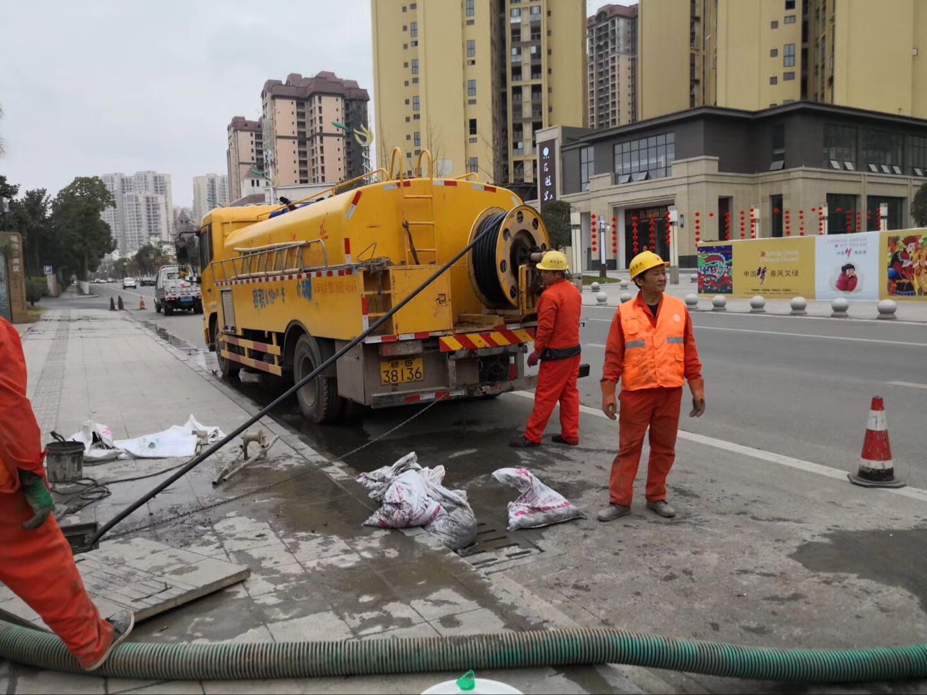 翔安排污管道清淤-管道清洗
